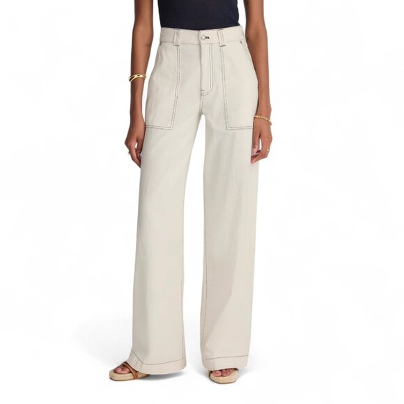 Madewell Superwide-Leg Utility Jeans in Vintage Canvas Size 28 - Picture 1 of 13